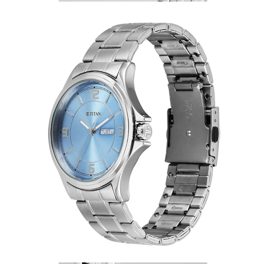 Titan Neo Arabic Ice Blue Men's Watch 1870SM07