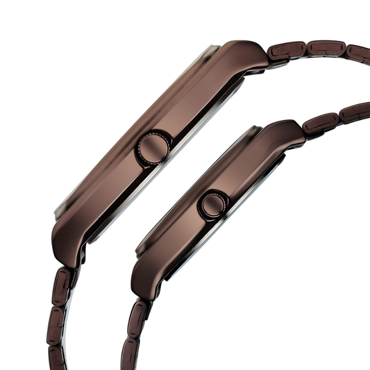 Fastrack Mixmatched 5.0 Brown Couple Watch  3819268060QM03