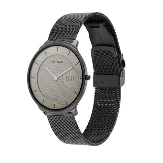 Titan Edge Baseline Black Men's Watch 1843NM01