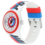 Zoop Marvel Avengers Red Dial & White Strap Boys Watch 4048PP45