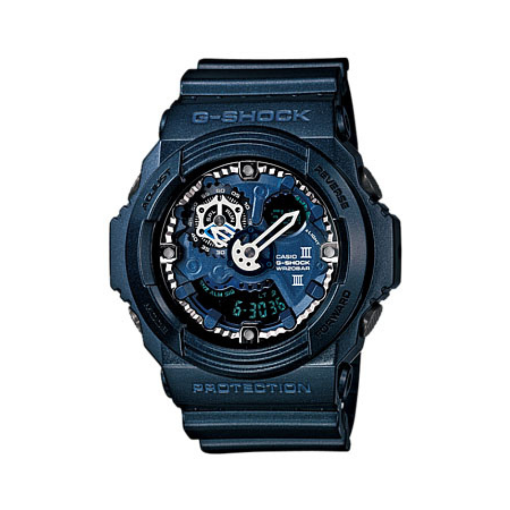 Casio Blue Resin Strap Men's Watch GA-300A-2A 10437070