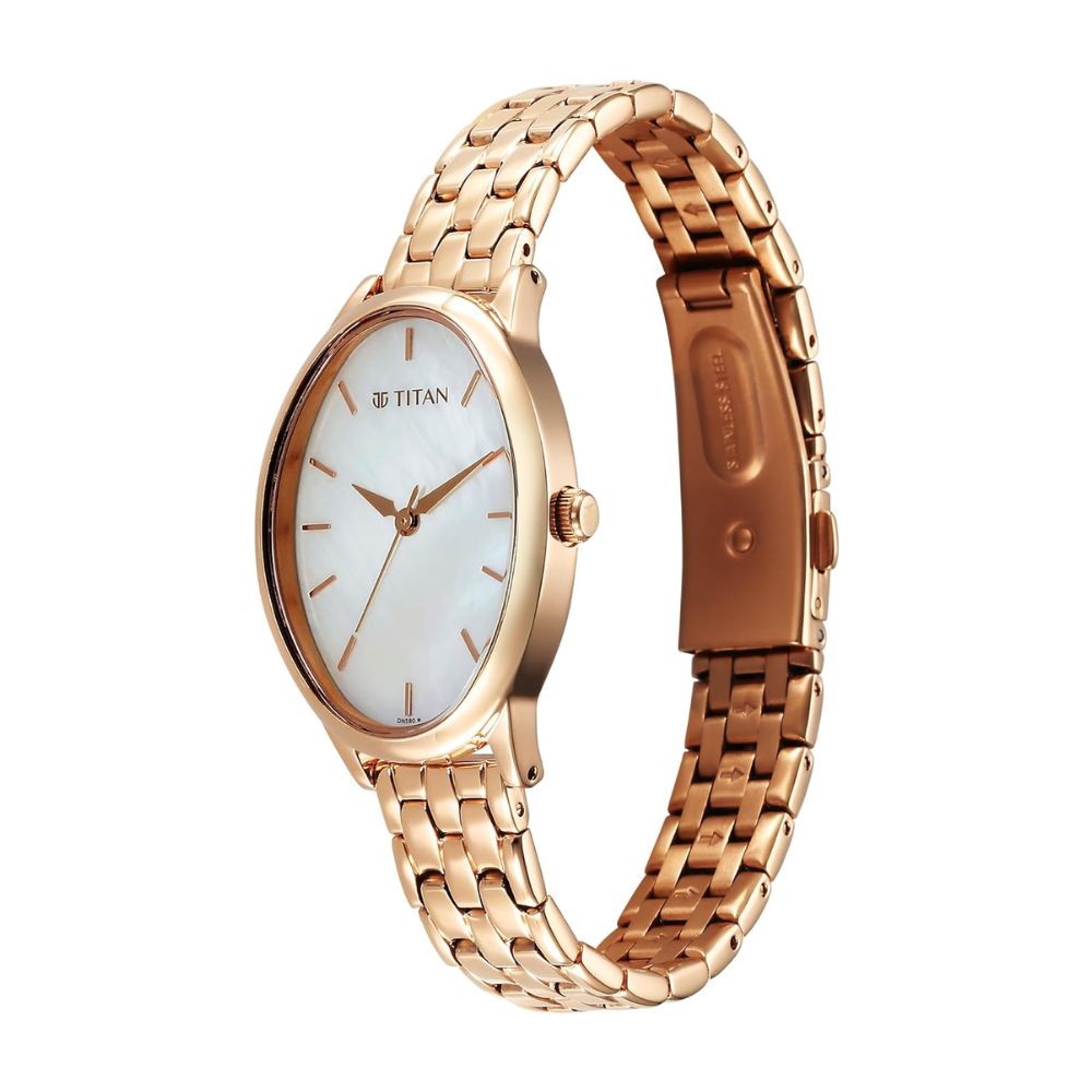Titan Secluded Rose Gold Women's Watch 2707WM01