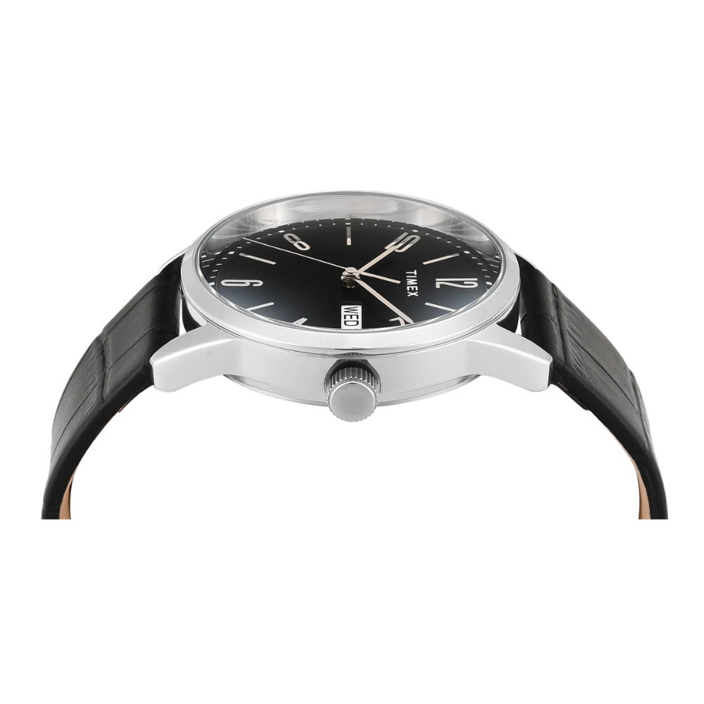TIMEX Trendline Round Black Dial Men Analog Watch TWEG25507