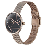 Sonata Poze Black Dial Women's Watch SP80088WM01