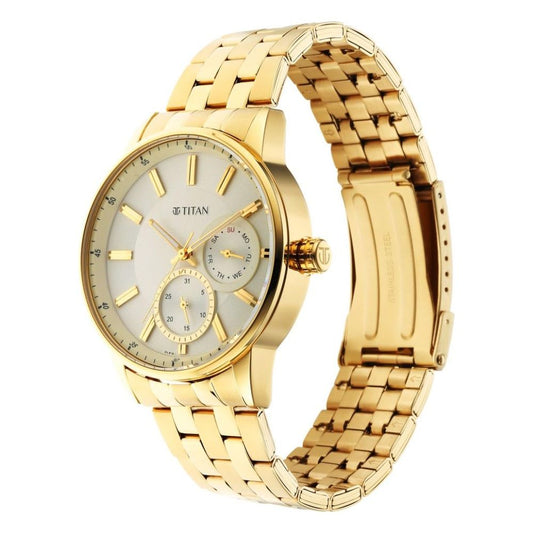 Titan Regalia Opulent Gold Men's Watch 9441YM02