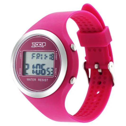 Zoop Digital Watch with Digital Dial & Pink Strap Girls Kids 26024PP02