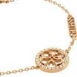 GUESS Steel Rose Gold-plated Bracelet Women's Jewellery UBB02137RGL