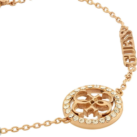 GUESS Steel Rose Gold-plated Bracelet Women's Jewellery UBB02137RGL
