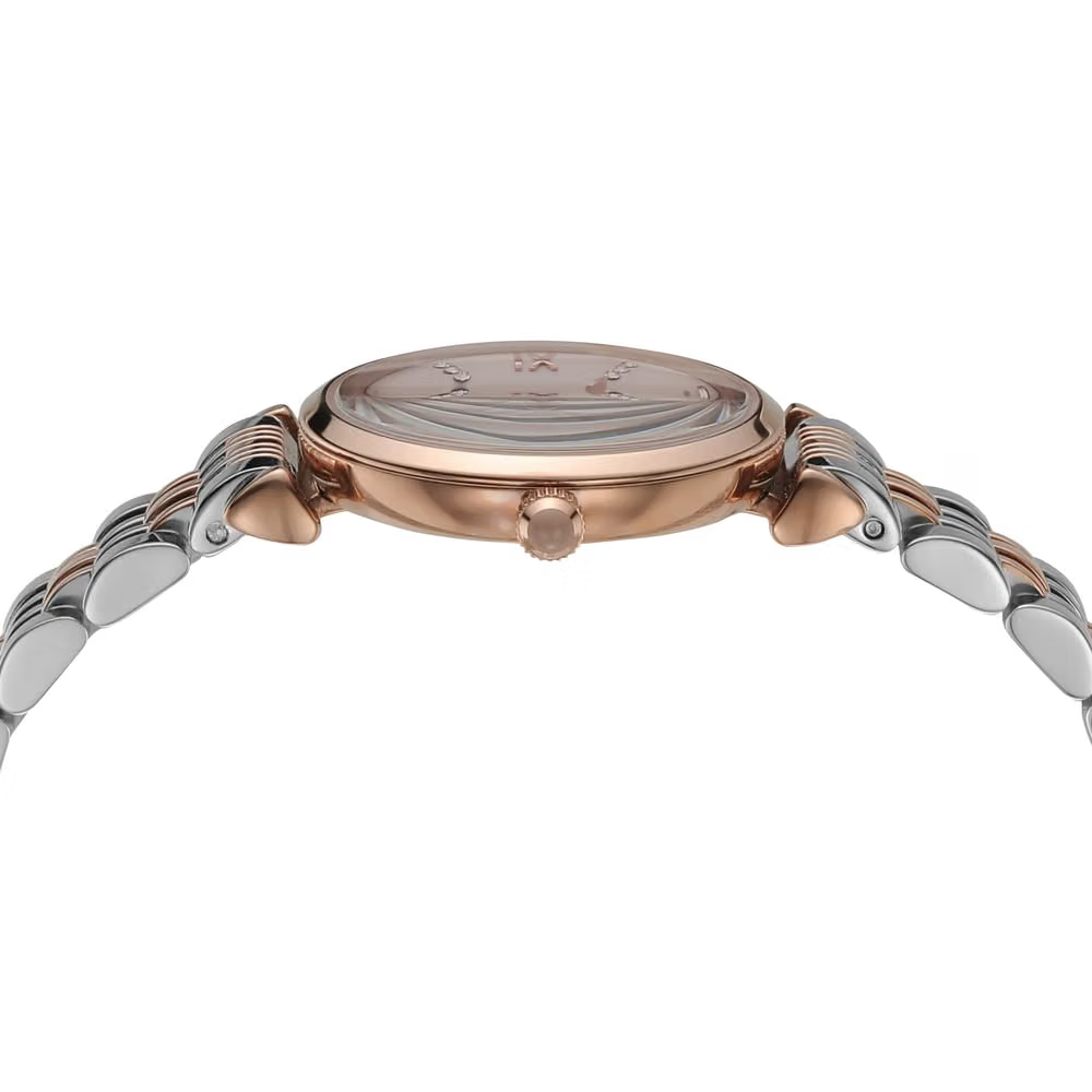 Emporio Armani Gianni T-Bar Pink Dial Women's Analog Watch AR11223