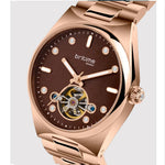 Britime Automatic Rose Gold Brown Women's Watch 2567-M30603