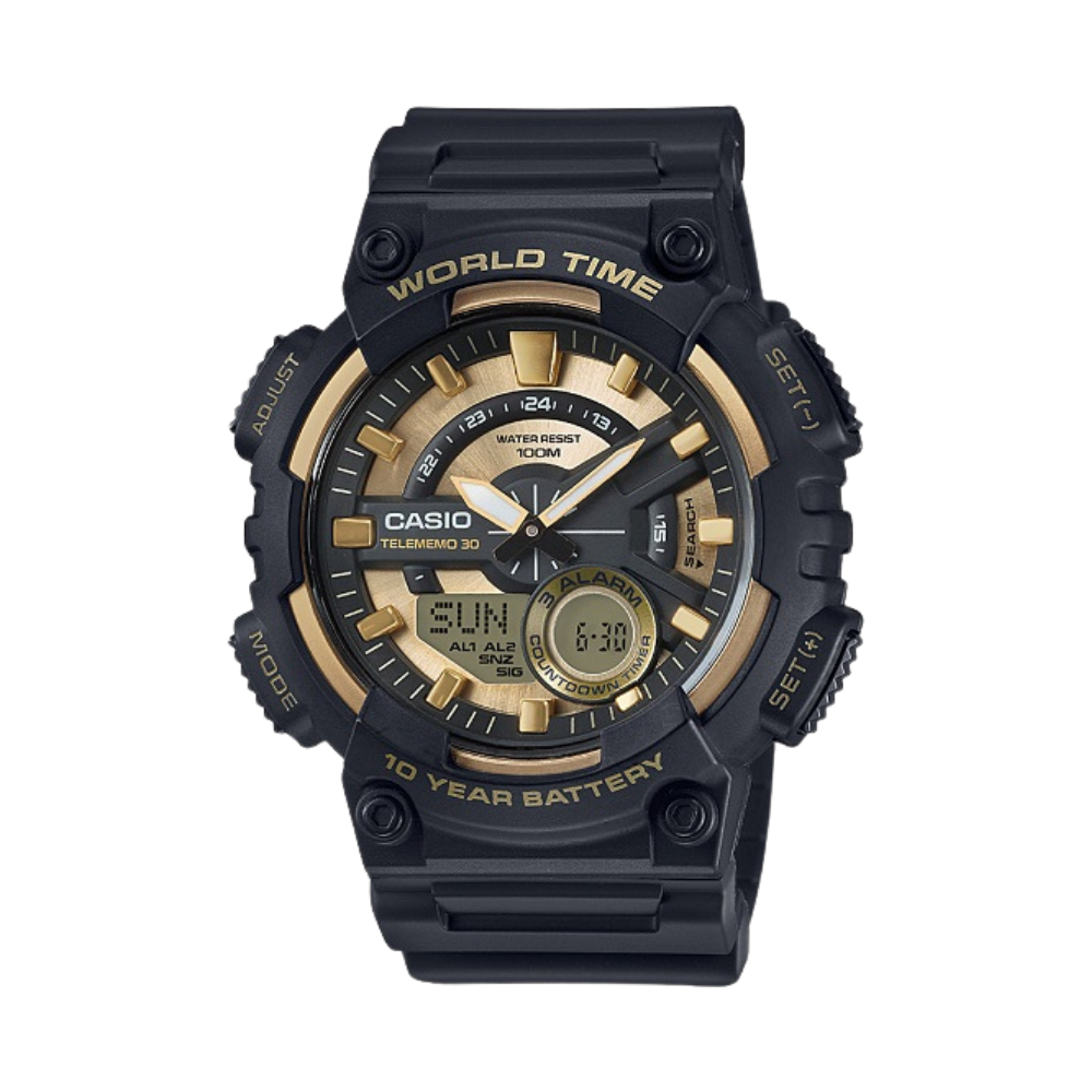 Casio Black Resin Strap Men's Watch AEQ-110BW-9AV, AEQ-110W-1A2V, AEQ-110W-1A3V | 10410723