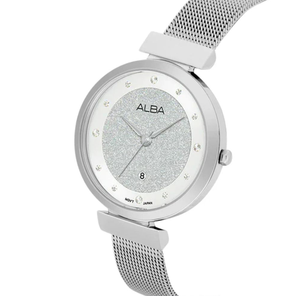 ALBA Fashion Silver Shimmer Women's Watch AH7CG9X1
