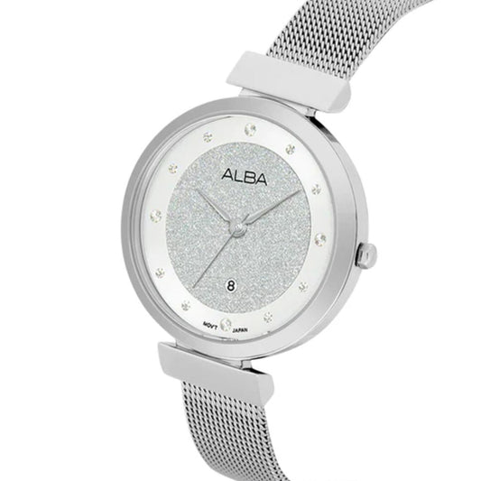 ALBA Fashion Silver Shimmer Women's Watch AH7CG9X1