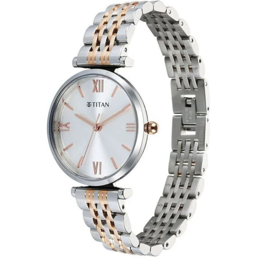 Titan Workmode Silver Dial Women's Watch 95313KM01