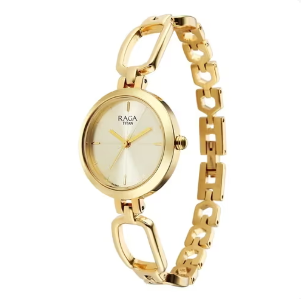 Titan Gold Women's Watch 2725YM01