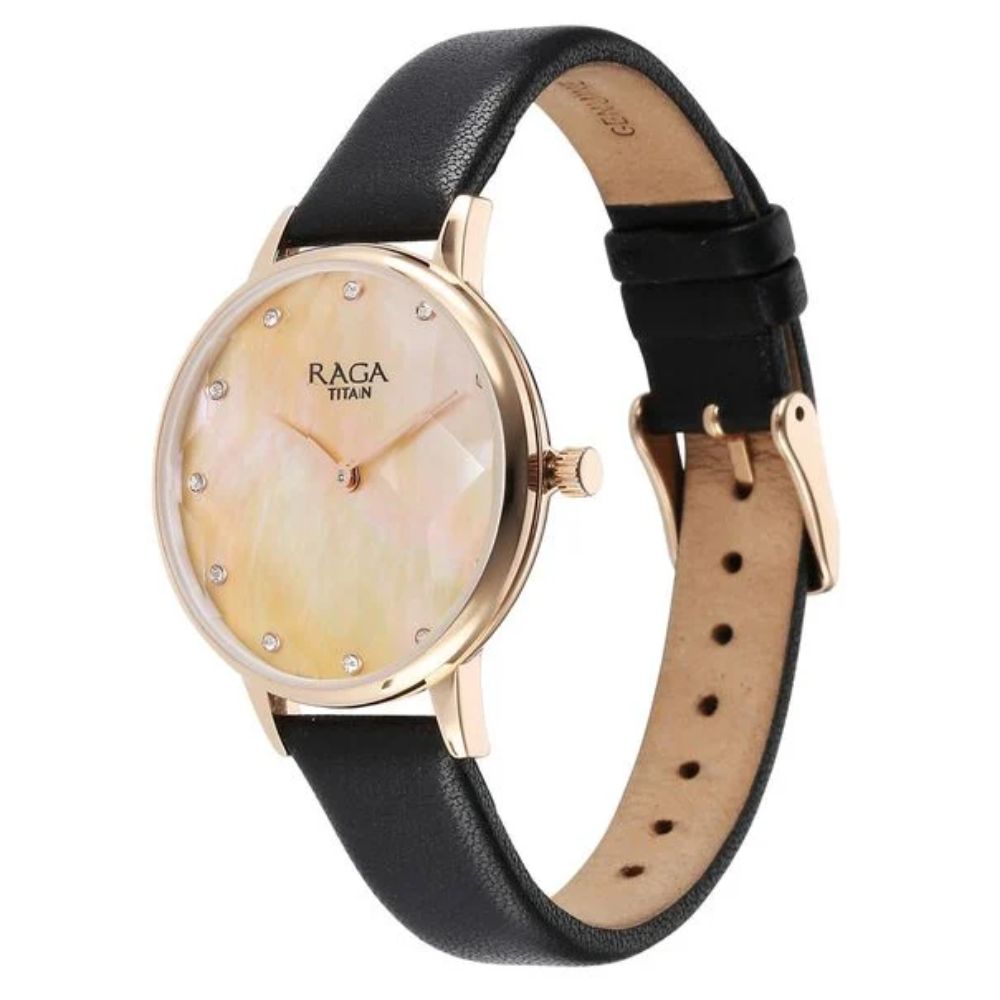 Titan Raga Showstopper Black Women's Watch NU95274WL02