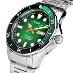 ALBA Automatic Green Dial Gradation Men's Watch AL4537X1
