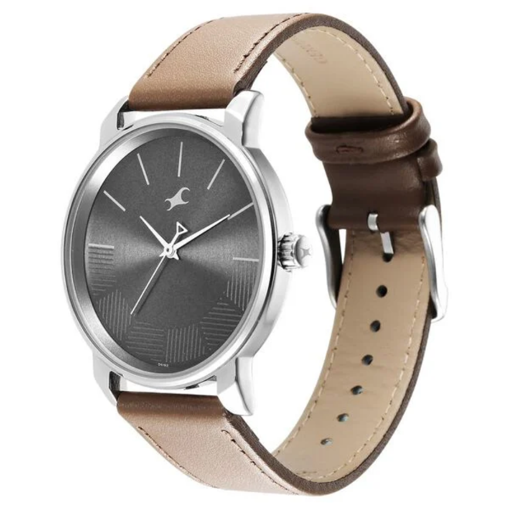 Fastrack Stunners Grey Dial Watch For Guys 3291SL01