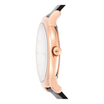 Emporio Armani Luigi Men's Quartz White Dial Analog Leather Watch AR2502