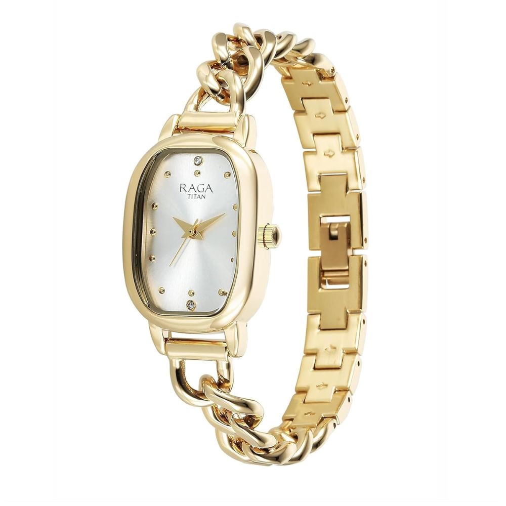 Titan Raga Showstopper 2.0 Silver Women's Watch 95309YM01