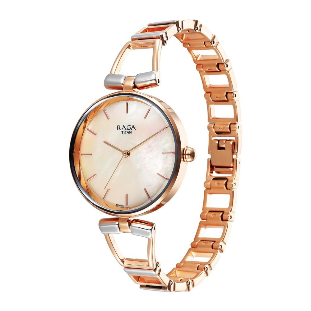 Titan Raga Ascend Rose Gold Women's Watch 2747KM01