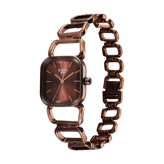 Titan Raga Ascend Brown Dial Women's Watch 2697QM02