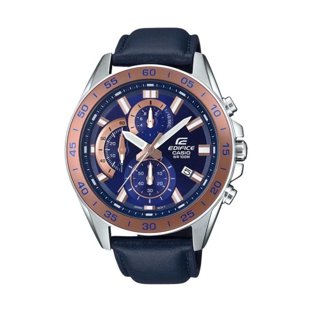 Casio Edifice Blue Resin Strap Men's Watch EFV-550L-2AV | 10584847