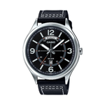 Casio Black Leather Strap Men's Watch MTP-E129L-1AV, MTP-E129L-2B1V | 10531181