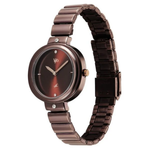 Fastrack Vyb Diva Brown Dial Girls' Watch FV60075QM01