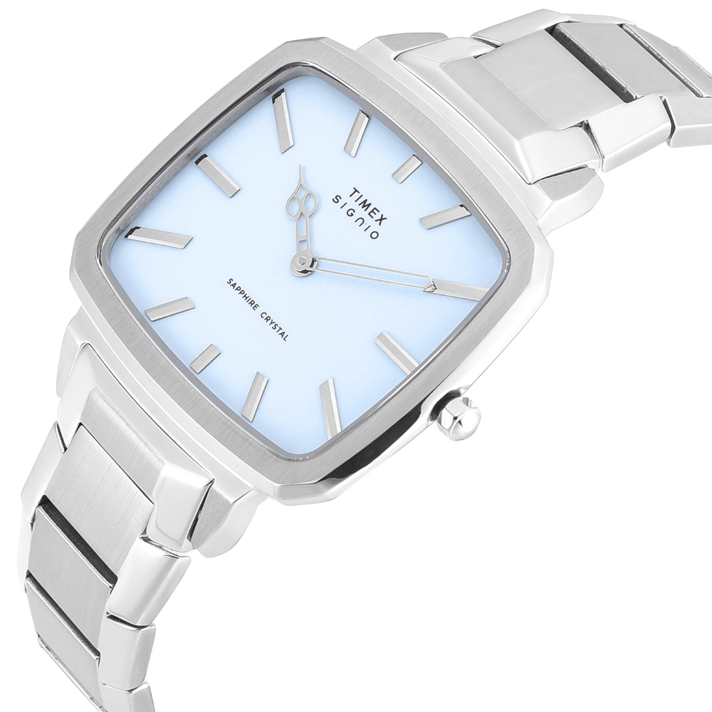 Timex Signio Square Blue Dial Analogue Men's Watch - TWEG34101