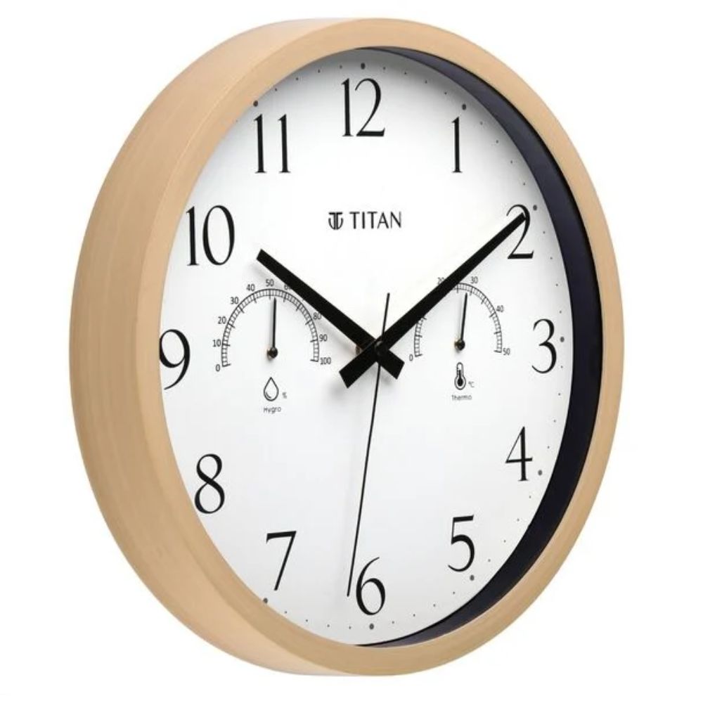 Titan Chic Brown Wall Clock NTW0046PA01