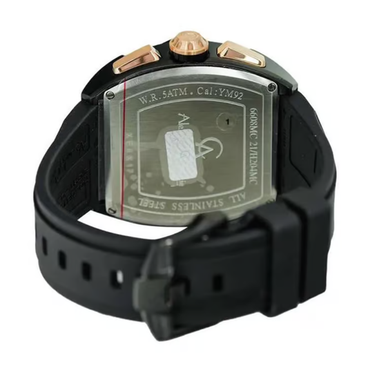 ALEXANDRE CHRISTIE Chrono Quartz Chronograph Black Men's Watch 6608MCRBRBA