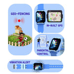 Spiky Gnome 4G Video Calling Blue Kids Watch