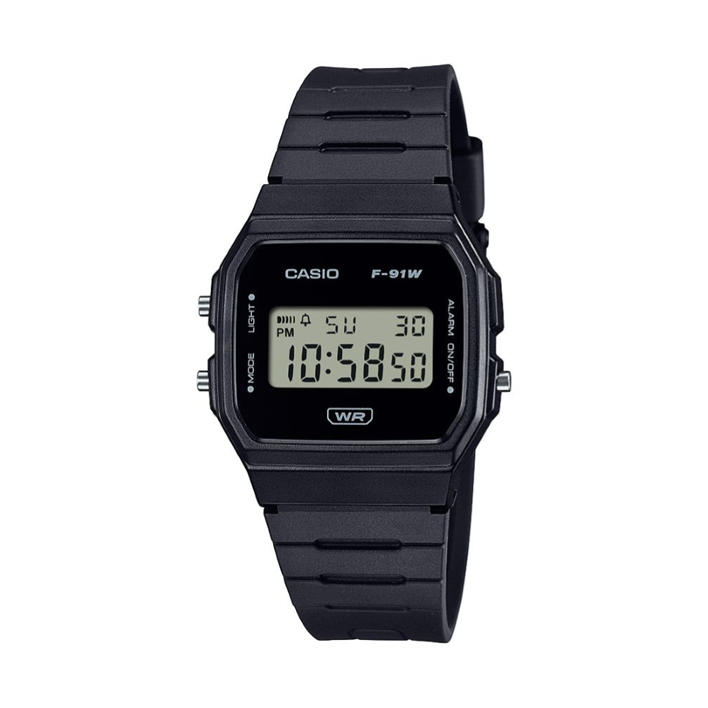 Casio Black Resin Strap Watch F-91WB-1A 10672915