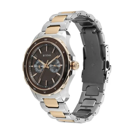 Titan Regalia Opulent Two-Eye Multifunction Men's Watch 1688KM10