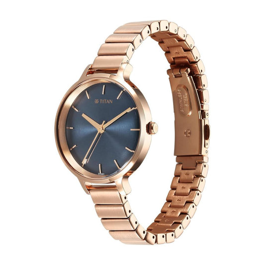 Titan Secluded Rose Gold Women's Watch 2709WM01