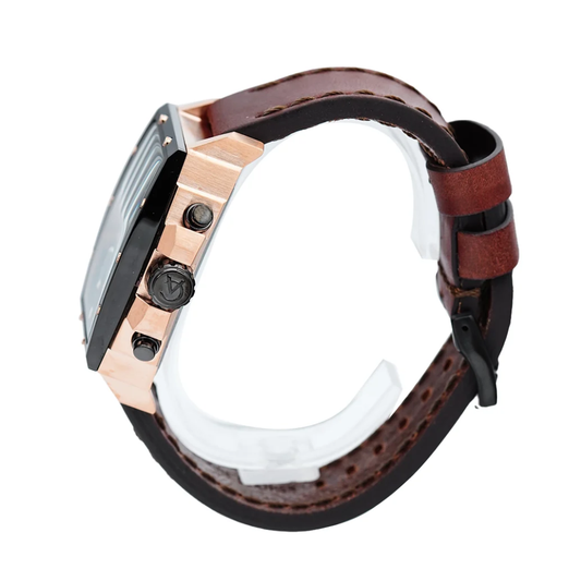 Alexandre Christie Chronograph Brown Men's Watch 6376MCLBRBA