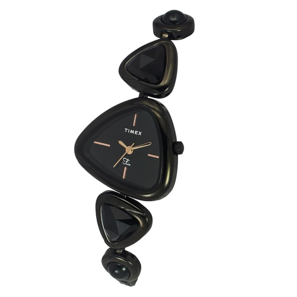 Timex Fria Black Dial Analog Brass Women's Watch TWEL17701