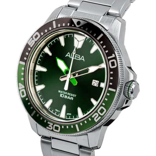 ALBA Prestige Dark Green Dial Men's Watch AS9T93X1