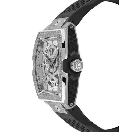 Philipp Plein The Skeleton Frosted Silver Men's Watch PWJFA0925