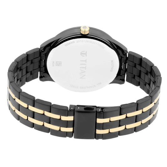 Titan Regalia Opulent Black Men Watch 90127KM01