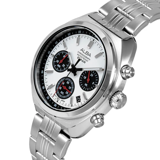 ALBA Seashell White Dial Men's Watch AT3K11X1