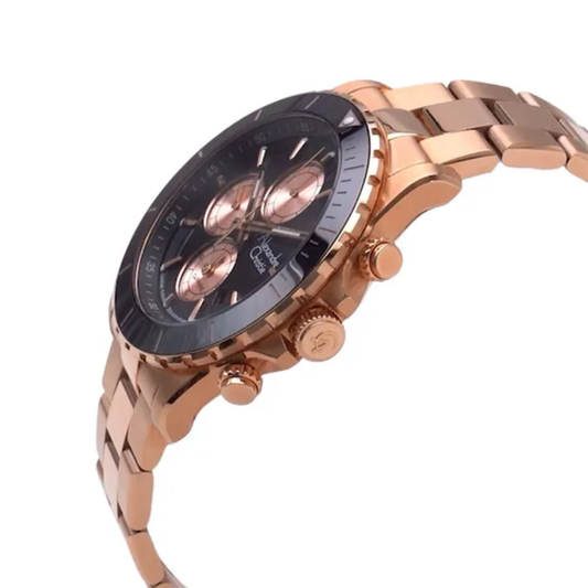 Alexandre Christie 25th Anniversary Rose Gold Men's Chronograph Watch 6141XXVMRGBA