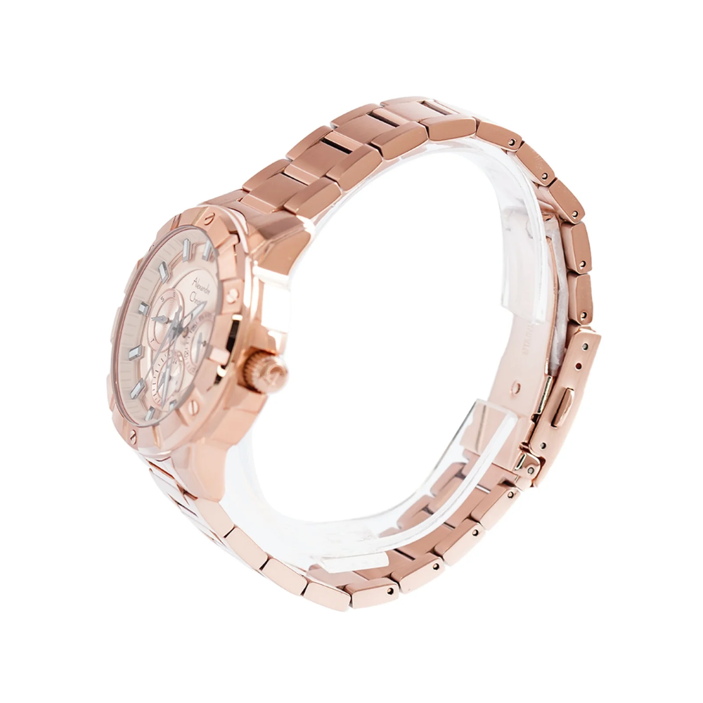 Alexandre Christie Rose Gold Women's Watch 6609BFBRGLN