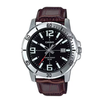 Casio Brown Leather Strap Men's Watch MTP-VD01L-1BV, MTP-VD01L-7BV, MTP-VD01L-7CV, MTP-VD01L-8EV | 10563069