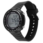 Fastrack StreetStyle Digital Dial Black Polyether Strap Watch For Unisex 68041PP02