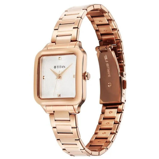Titan Horizon White Women's Watch 95297WM01