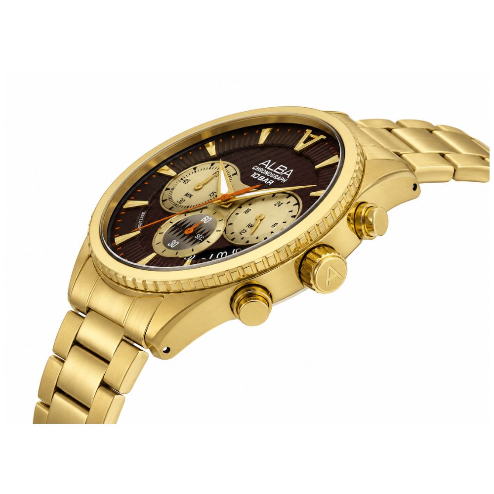 ALBA Active Brown Dial Men's Watch AT3J10X1