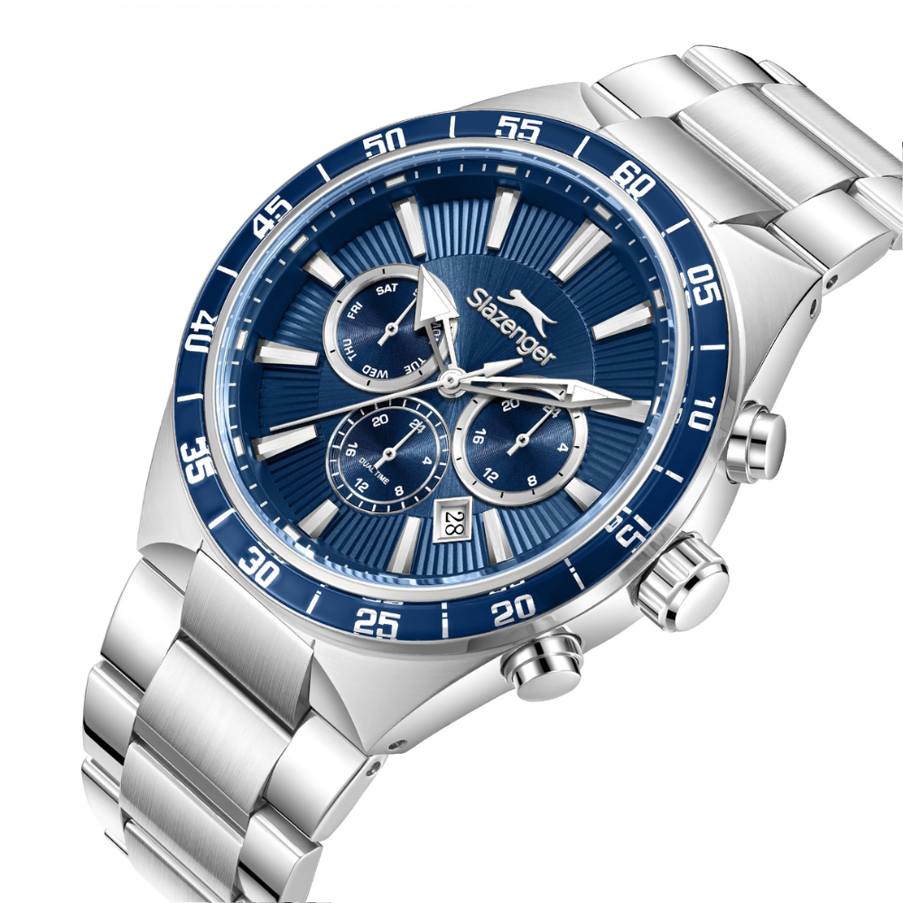 Slazenger Multifunction Navy Dial Men's Fashion Watch SL.09.2624.2.390