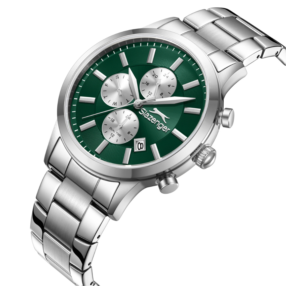 Slazenger Multifunction Dark Green Dial Classic Men's Watch SL.09.2264.2.06